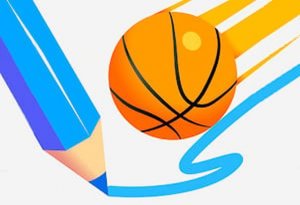 Basketball Path Drawing Puzzle