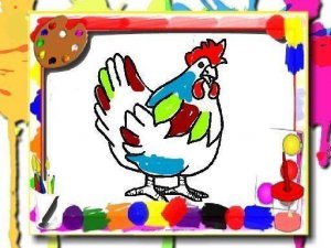 Chicken Canvas Calm