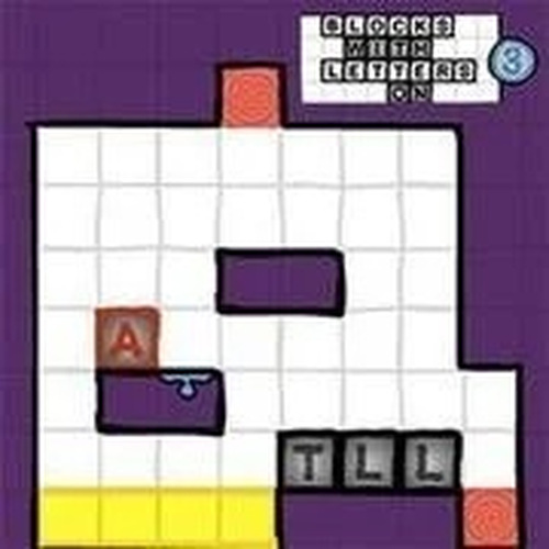 Blocks with Letters on 3 Puzzle Game