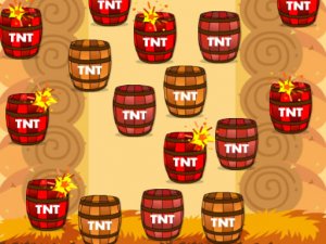 TNT Barrel Blast Puzzle Game