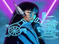 Neon Cyber Cannon Online Game