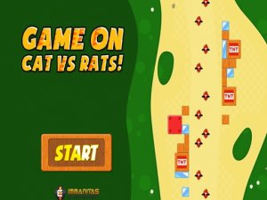 Cat vs Rats Slingshot Game Online