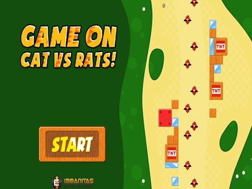 Cat vs Rats Slingshot Game Online