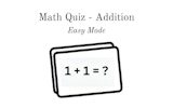 Math Quiz - Addition Game Online