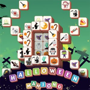 Halloween Mahjong Tiles Online Puzzle Game