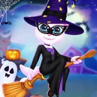 Cat Girl Halloween Preparation Online Game