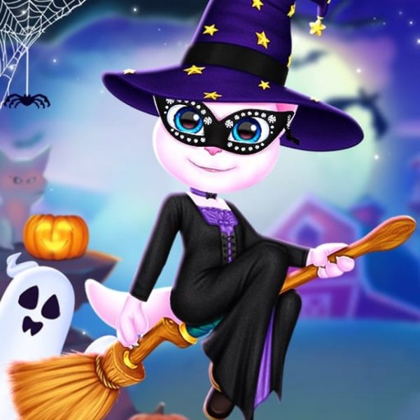 Cat Girl Halloween Preparation Online Game