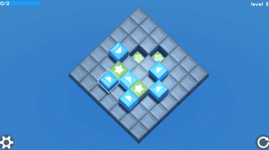 Cubic Star Navigation Puzzle