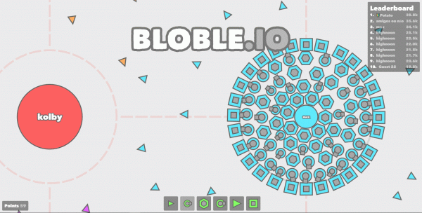 Bloble.io Strategy Game Online