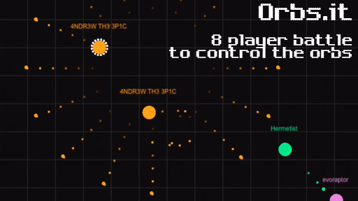 Orbs.it Online Multiplayer Arcade Game